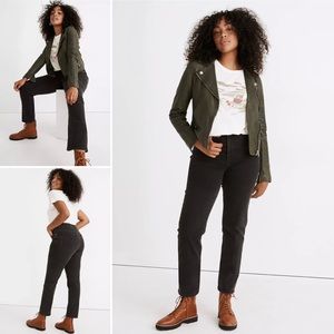 Madewell Classic Straight Black Jeans
